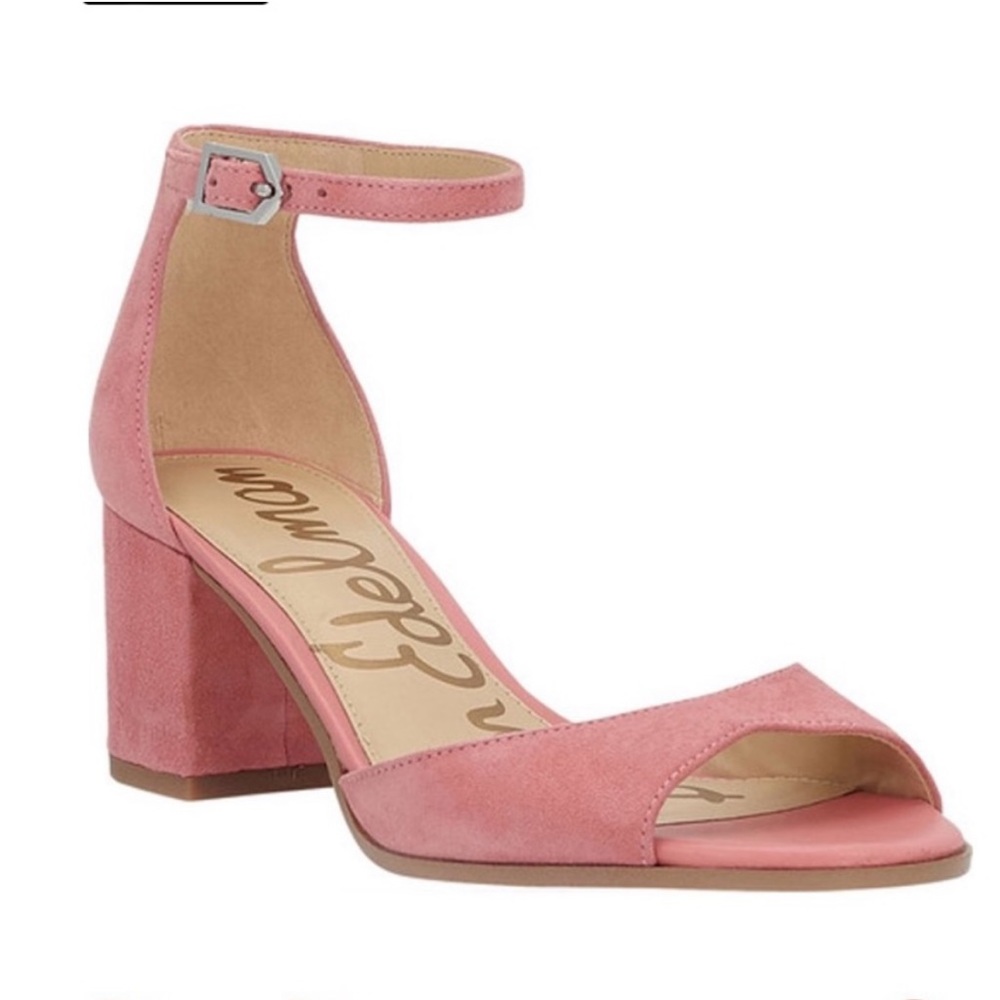 Sam Edelman Susie Pink Ankle Strap Heel Sandal Size 10.5